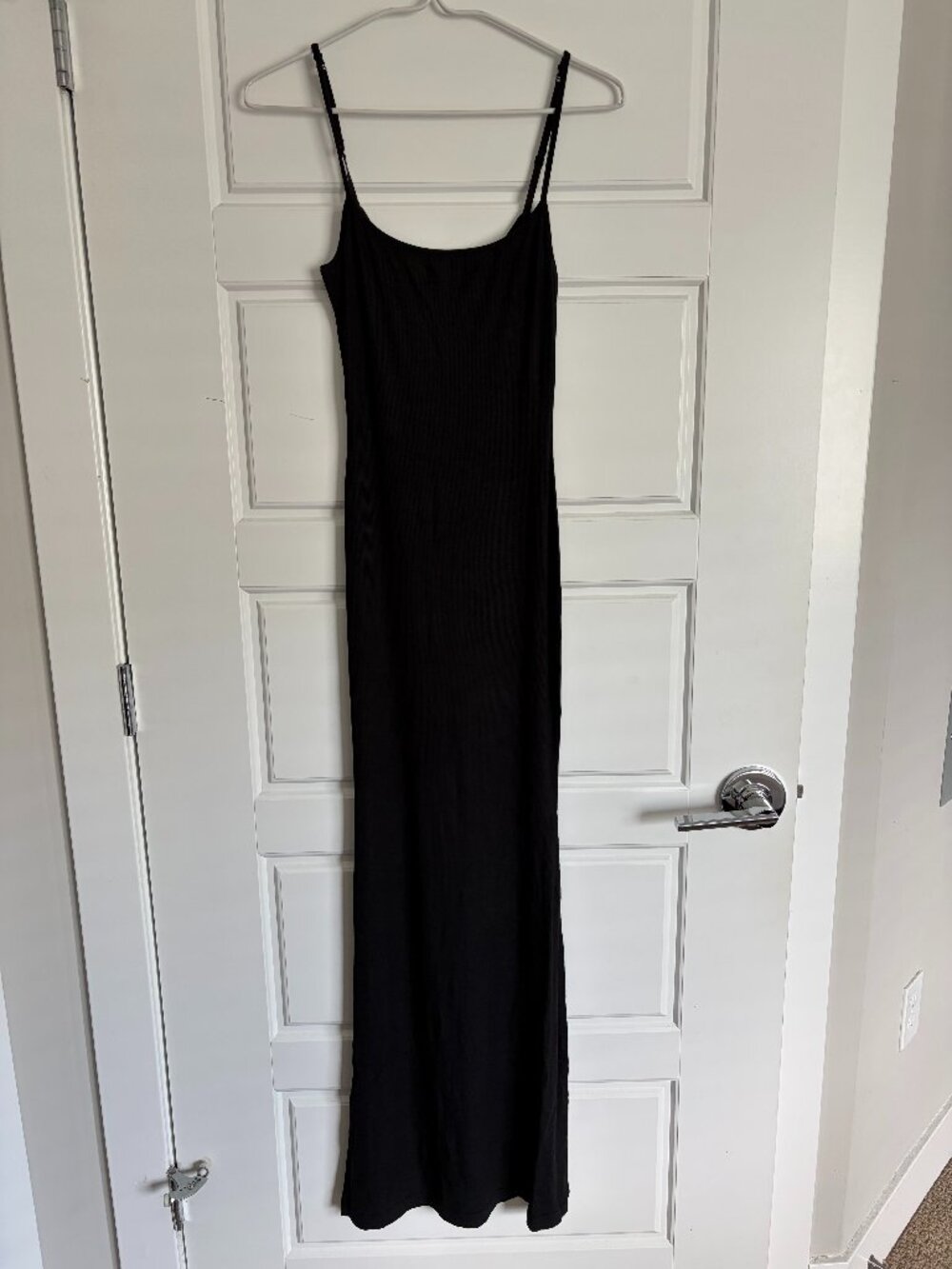 SKIMS Soft Lounge Ribbed Long Slip Dress